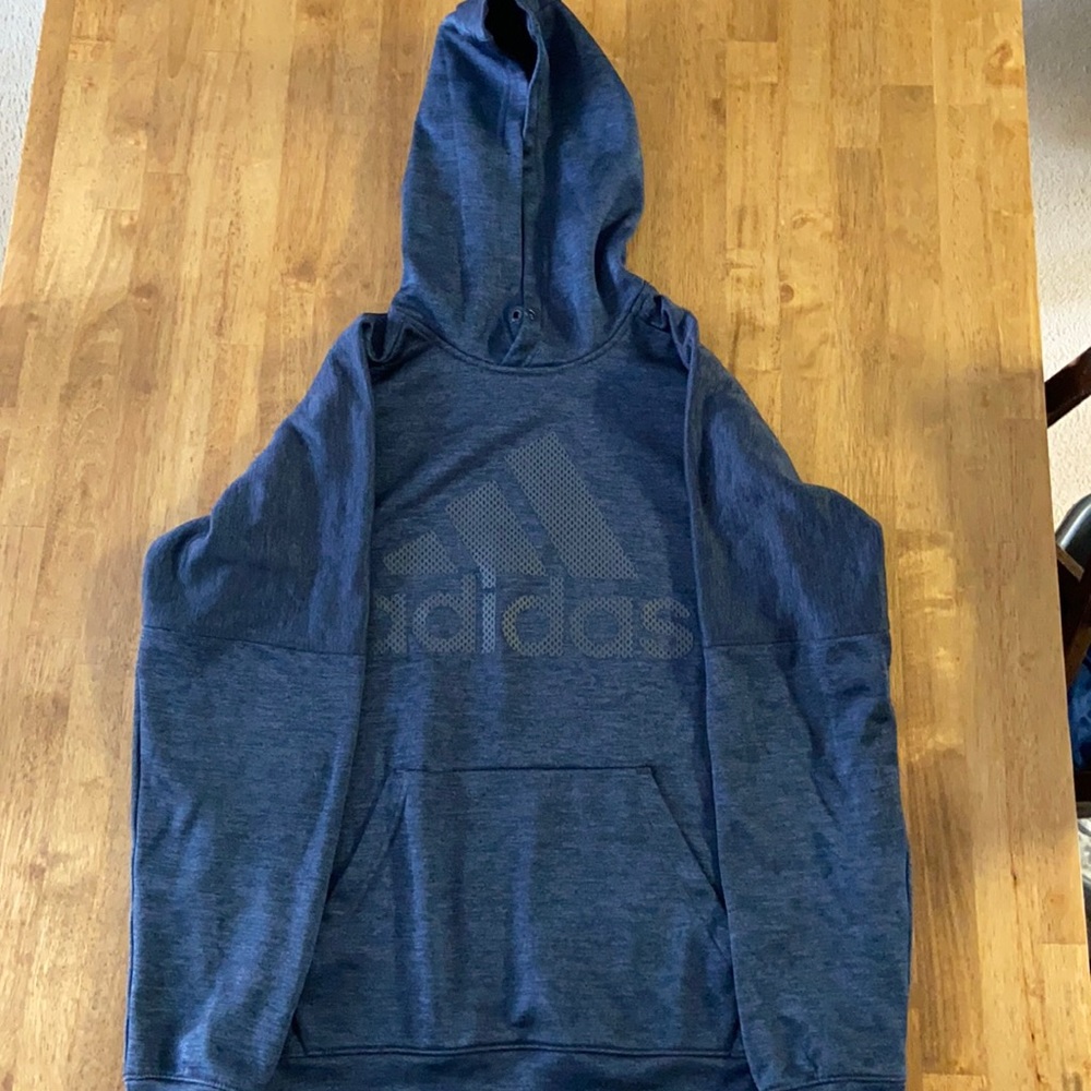 Adidas navy blue hoodie